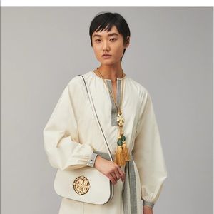 Tory Burch New Ivory Miller convertible handbag. NWT